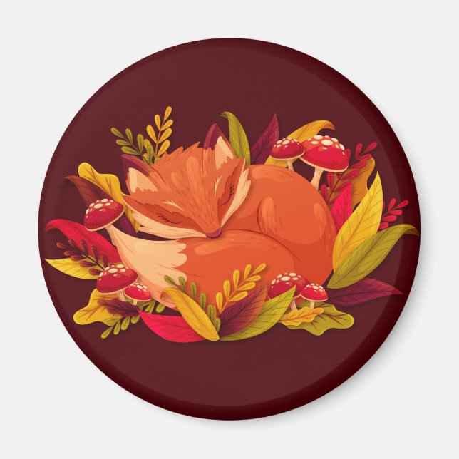 Magnet Fox mou (Devant)