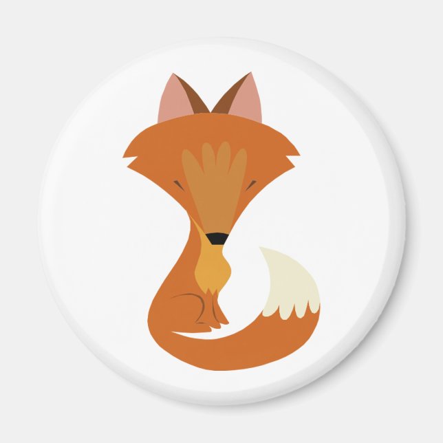 Magnet Fox mou (Devant)