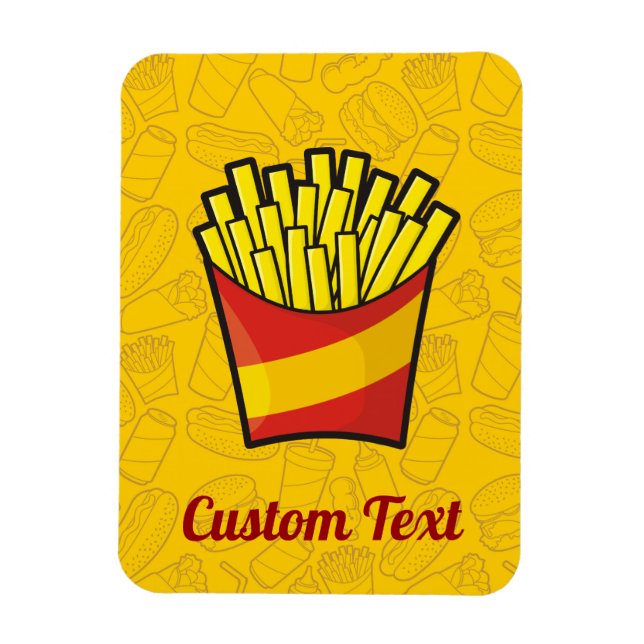 Magnet Fries français (Vertical)