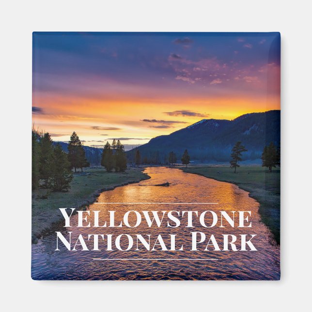 Magnet frigo du parc national de Yellowstone (Devant)