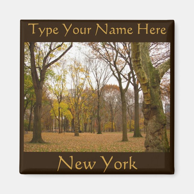 Magnet frigo New York Personnalisé Magnet NYC (Devant)