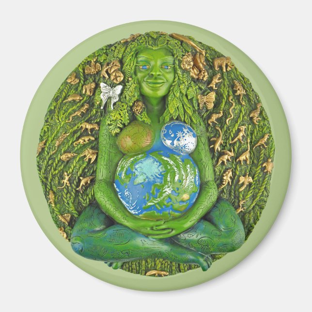 Magnet Gaia millénaire (Devant)