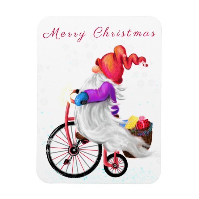 Magnet Gnome de Noël (Vertical)