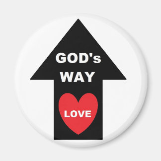Magnet Gods Way Love Arrow Heart