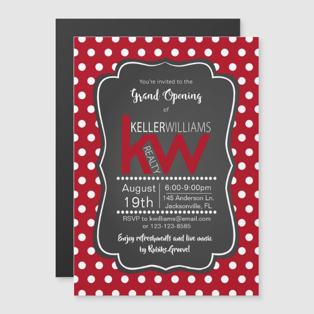 MAGNET Grand Opening Open House Event Invitation (Front/Back)