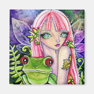 Magnet - Green Frog Elf
