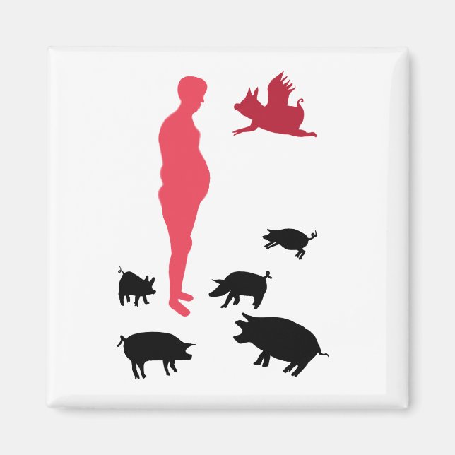 Magnet Happy Meal Vegeterian (Front)