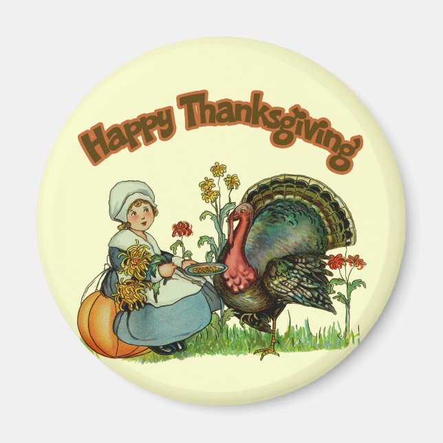 Magnet - Happy Thanksgiving (Front)