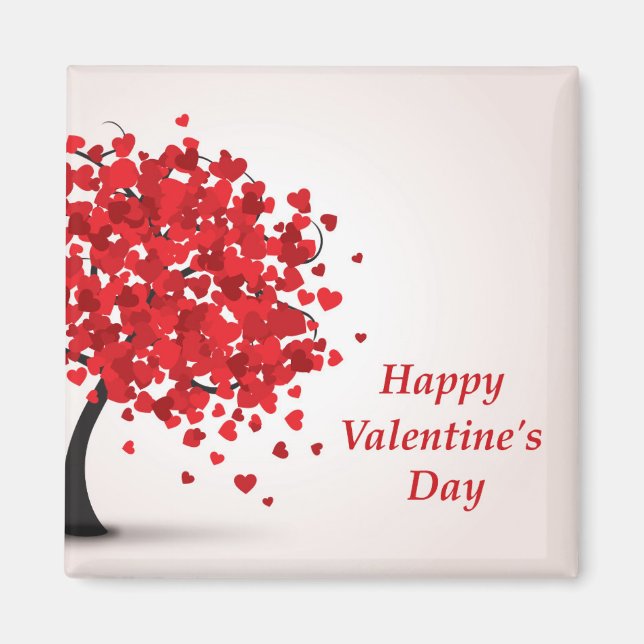 Magnet Heureuse Sainte-Valentin (Devant)
