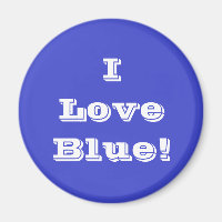 Magnet I Love Blue