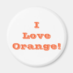 Magnet I Love Orange