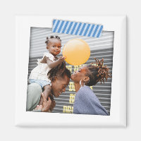 Magnet Instagram Bleu Bande De Bande Washi