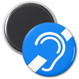 Magnet International Symbol for the Deaf