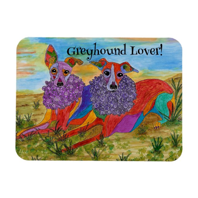 Magnet italien Greyhound (Horizontal)