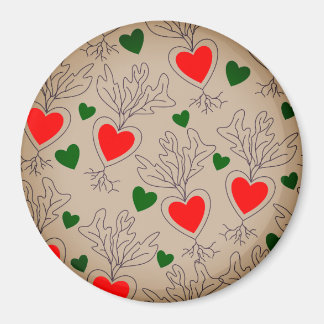 Magnet : Joyeux jardinier ou grandir avec amour.