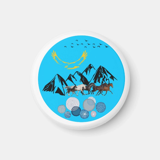 Magnet Kazakhstan (Devant)