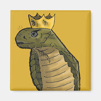 Magnet King Cobra | Funny Snake avec une bande des