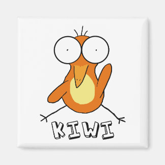 Magnet Kiwi orange