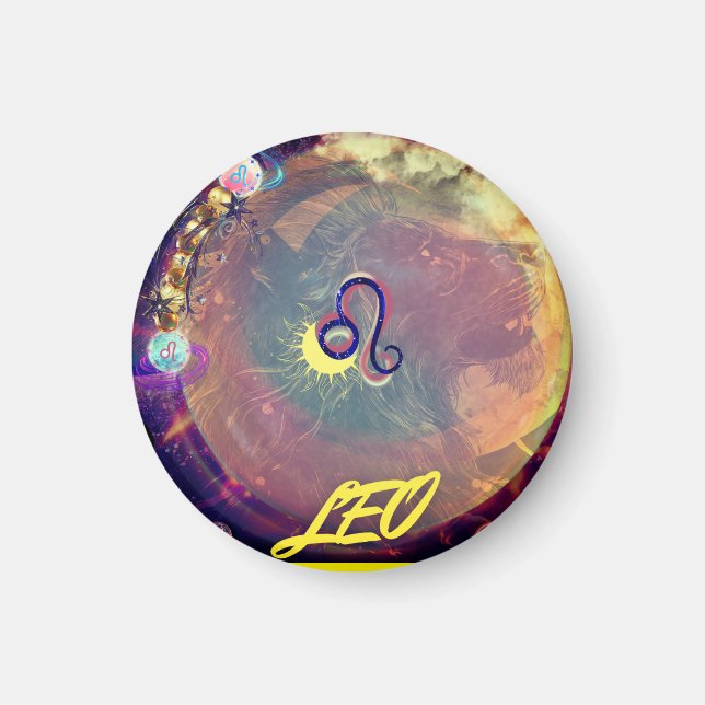 Magnet Leo Zodiac (Devant)