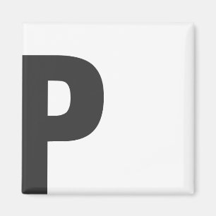 Magnet lettre "P"