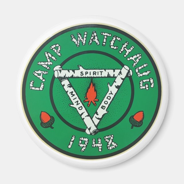 Magnet Logo Camp Watchaug (Devant)