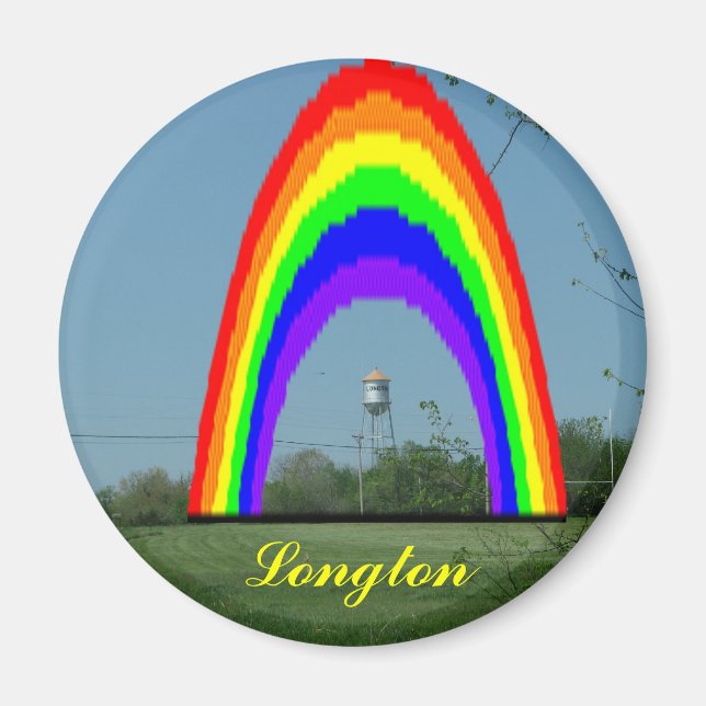 Magnet: Longton Rainbow Magnet (Front)