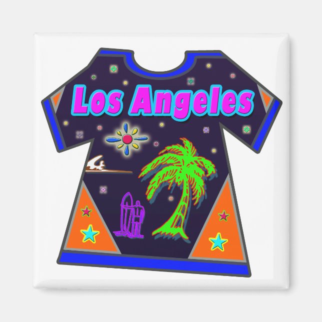 Magnet "Los Angeles Vivid 2" (Devant)