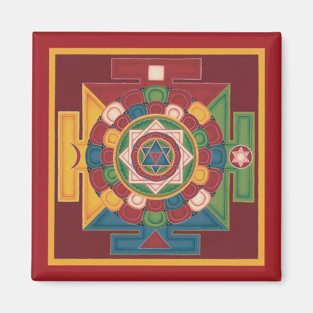 MAGNET Mandala des 5 éléments (Devant)