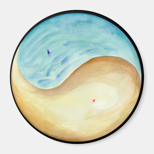 Magnet Mandala "Washed Up and Swept Away" (Devant)