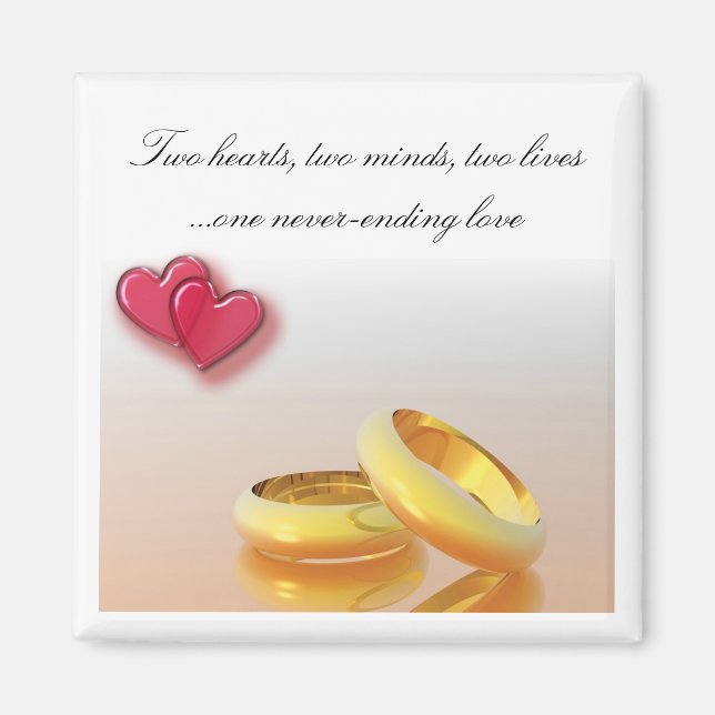 Magnet mariage (Devant)