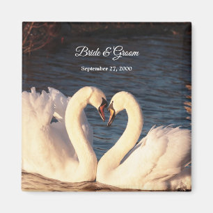 Magnet Mariage des cygnes blancs