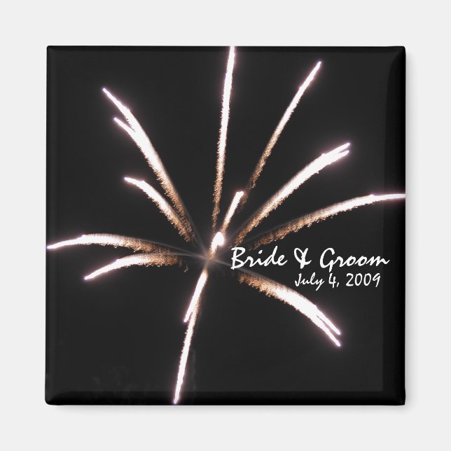 Magnet Mariage Fireworks (Devant)