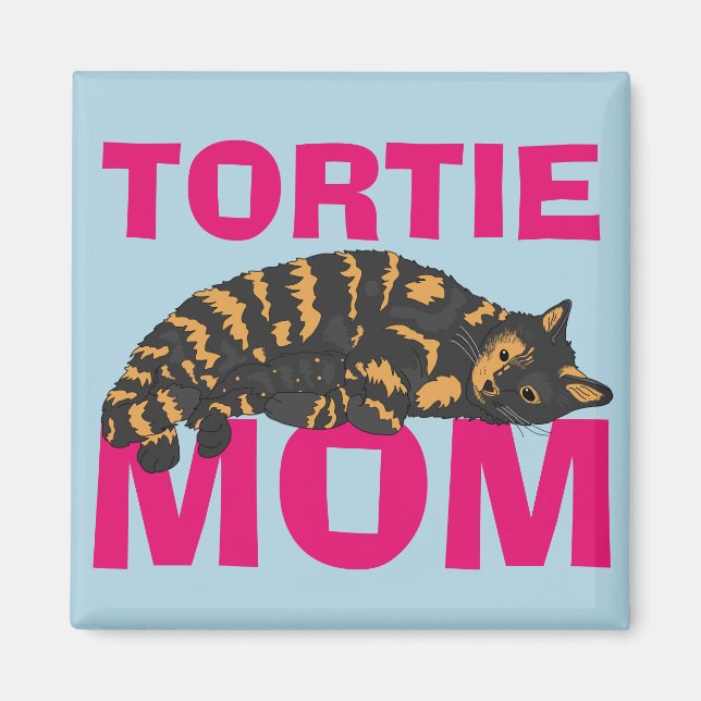 MAGNET MÈRE CHAT ÉCAILLE DE TORTUE (Devant)
