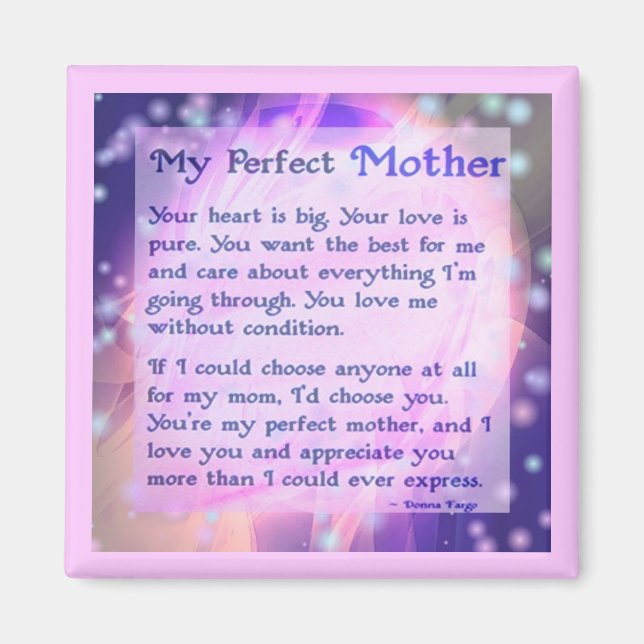 Magnet mère parfait (Devant)