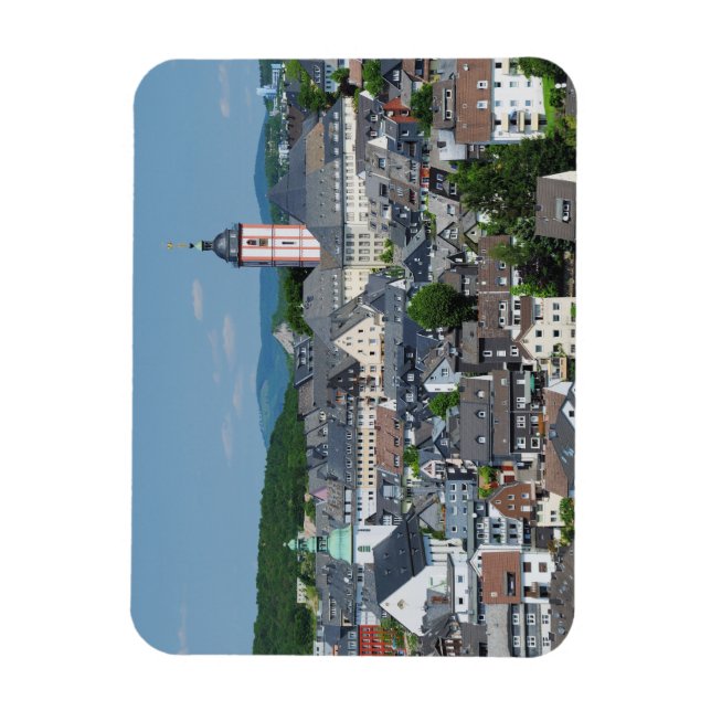 Magnet mit der Stadtansicht von Siegen (Vertical)