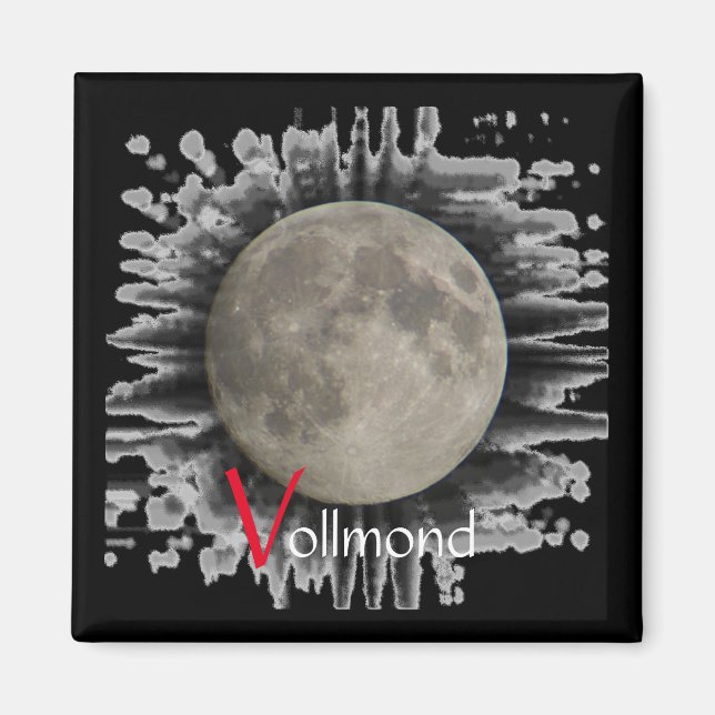 Magnet mit Vollmond (Front)