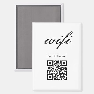 Magnet | Modern Wifi Qr Code