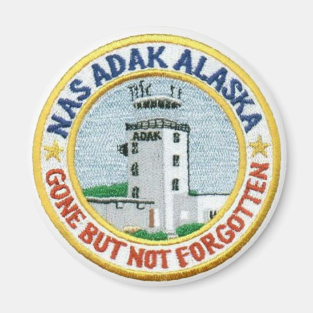 Magnet NAS Adak "Gone Mais Not Oubli" (Devant)
