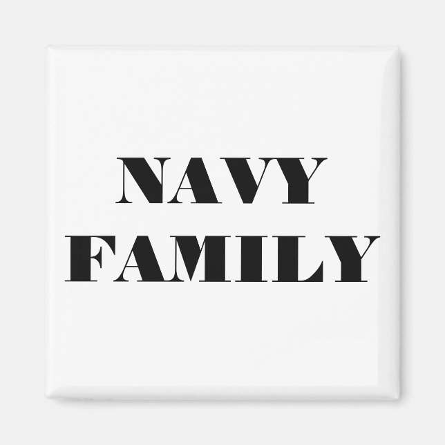 Magnet Navy Family (Front)