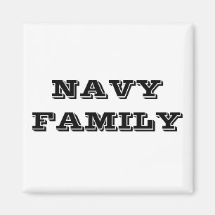 Magnet Navy Family