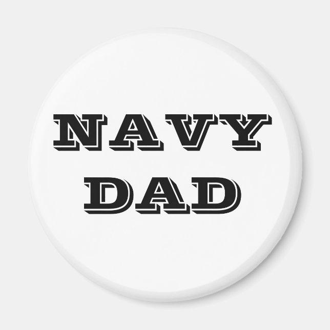 Magnet Navy Papa (Devant)