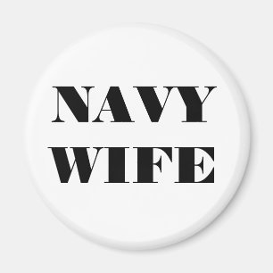 Magnet Navy Wife