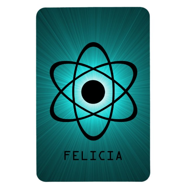 Magnet Nerdy Atomic Premium, Turquoise (Vertical)
