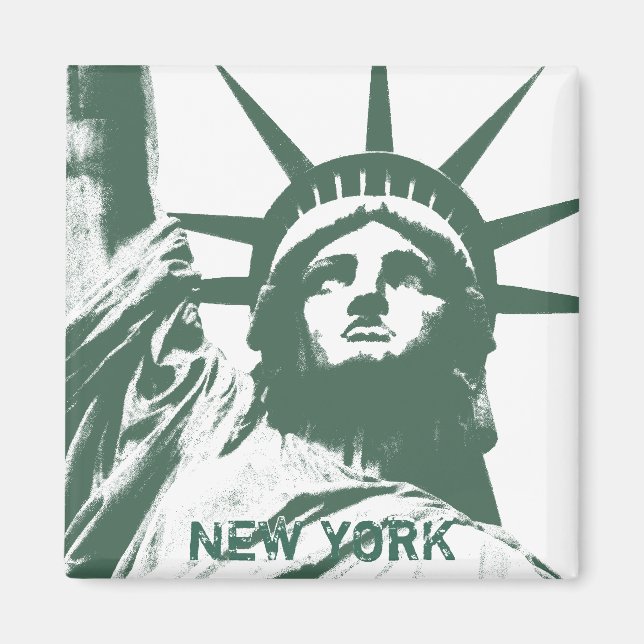 Magnet New York Frigo Magnet NY Souvenir Magnet (Devant)
