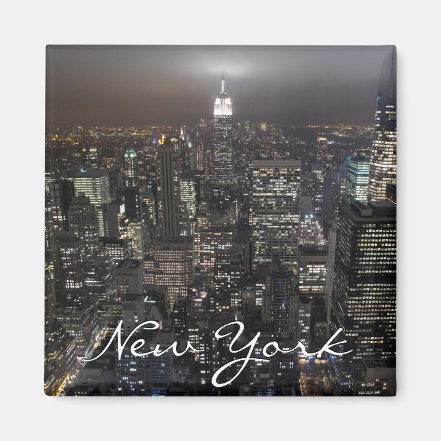 Magnet New York Frigo Magnet NY Souvenir Magnet (Devant)
