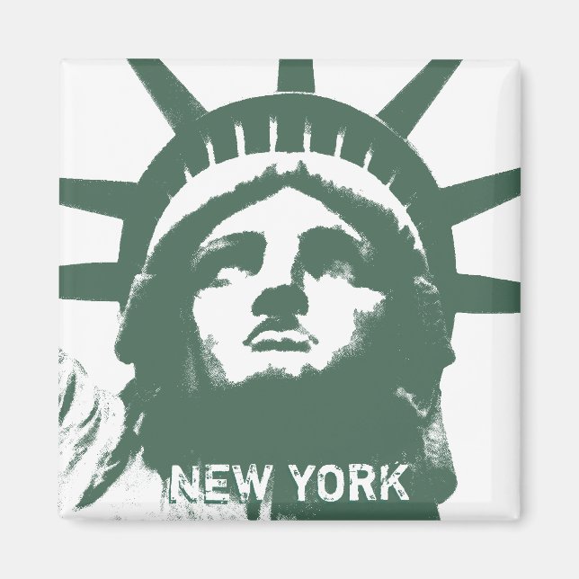 Magnet New York Frigo Magnet NY Souvenir Magnet (Devant)