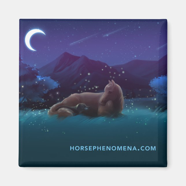 Magnet nocturne Phénomène du cheval (Devant)