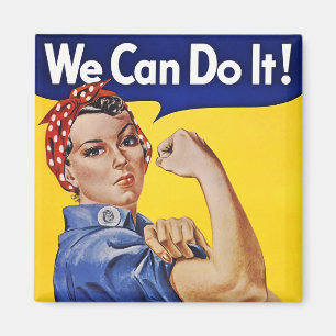 Magnet : Nous pouvons le faire - Image Poster vint