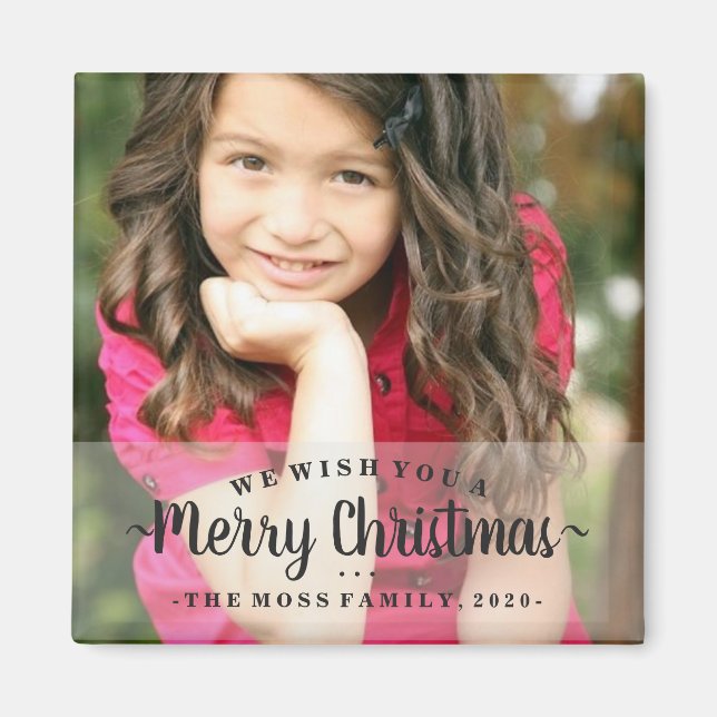 Magnet - Nous Vous Souhaitons Un Joyeux Noël (Devant)