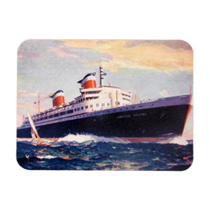 Magnet - Ocean Liners - SS États-Unis